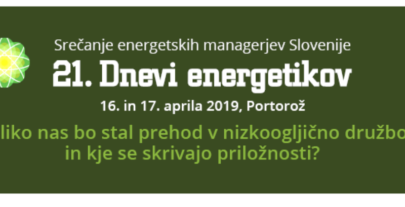 Udeležili smo se 21. srečanja energetskih managerjev Slovenije
